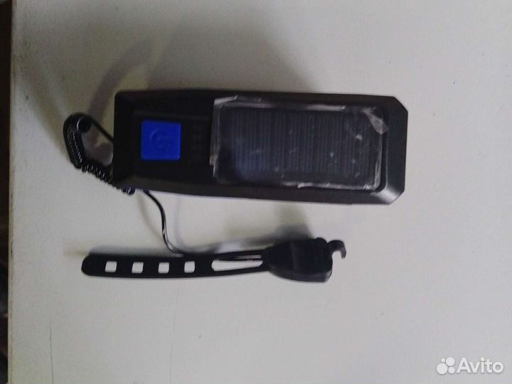 Велосипедный аккумуляторный фонарик с сигналом /со