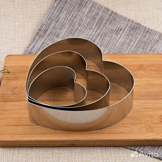 Форма для выпечки «Сердце» Сердце 10,15,20 см