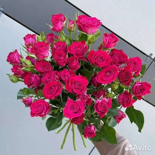 Цветы розы букет