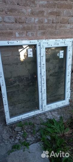Окно пвх новое 1170*1140 в 2 стекла - 2 шт