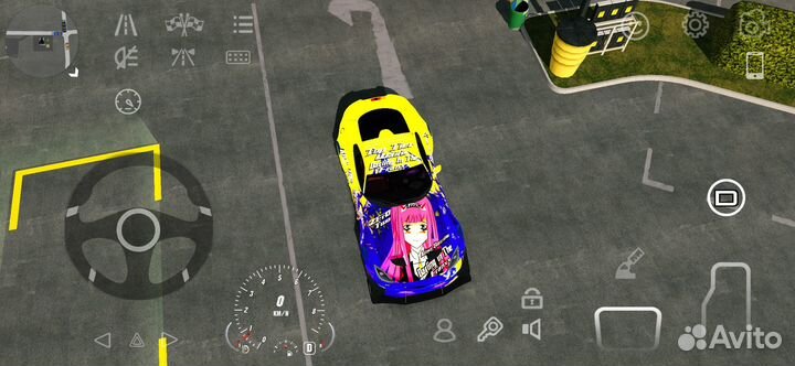 Машины в кар паркинг винил