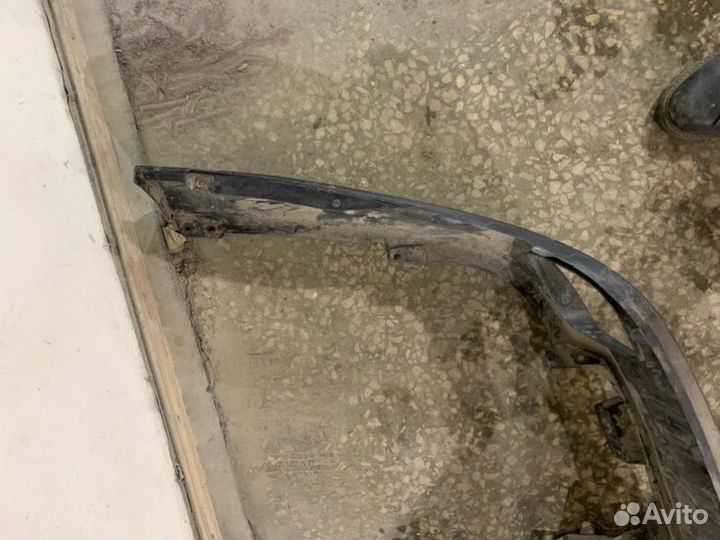 Юбка бампера задняя Toyota Highlander 3 До Рестайл