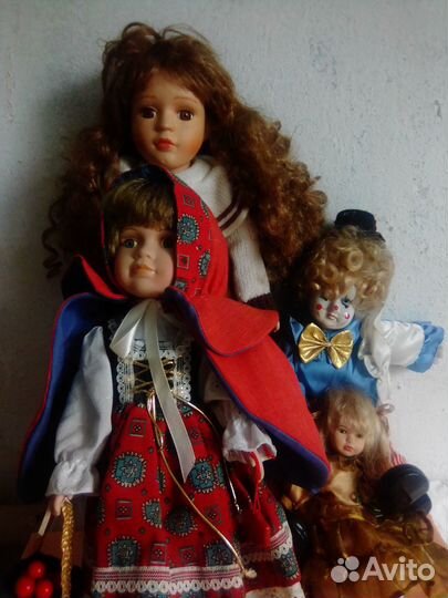 Куклы керамические винтажные Германия