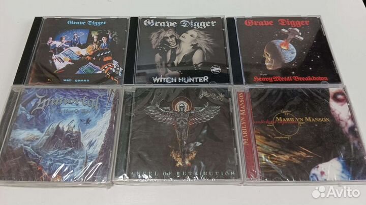 Диски audio-CD рок, метал