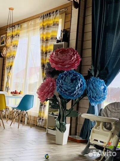 Светильник из цветов