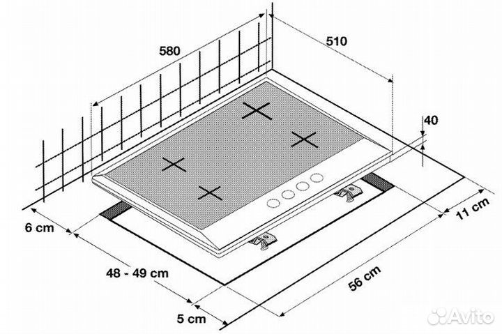 Варочная панель Beko hiag 64225 SX