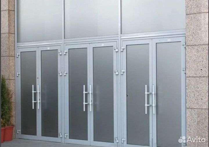 Входные группы, двери из алюминия