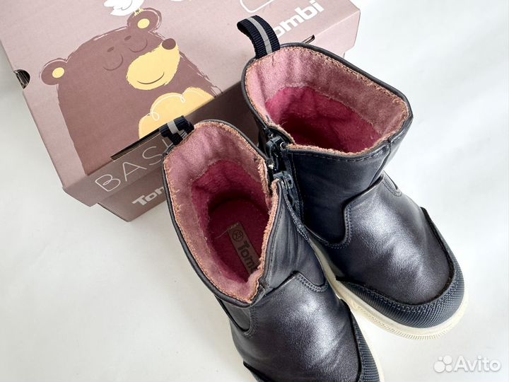 Ботинки демисезонные для девочки 23 tombi