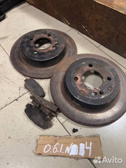 Тормозной диск задний Hyundai Solaris 1 RB 1.6