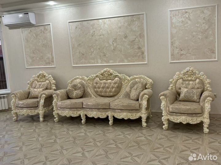 Диван и кресла Барокко комплект мягкой мебели