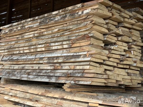 Доска Ольха необрезная для отделки бани