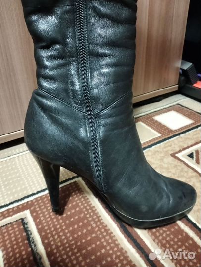 Сапоги женские зимние Натуральная кожа Размер 39