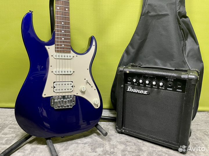 Электрогитара Ibanez с комбиком