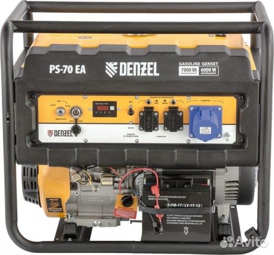 Генератор бензиновый denzel PS 70 EA 946894