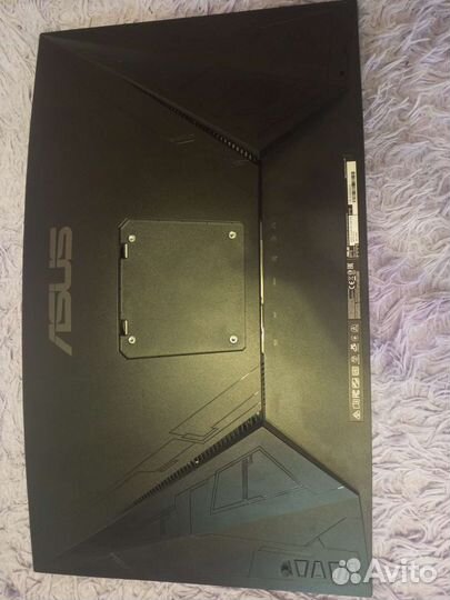 Разбитый игровой монитор vg27vq