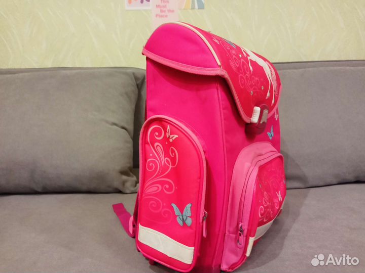 Рюкзак школьный для девочки бу
