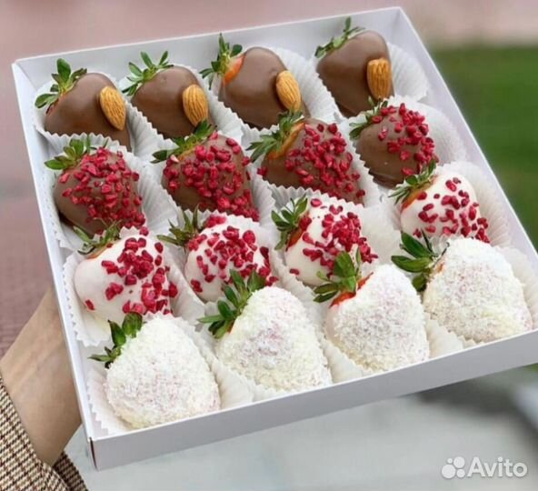 Клубника в шоколаде бокс