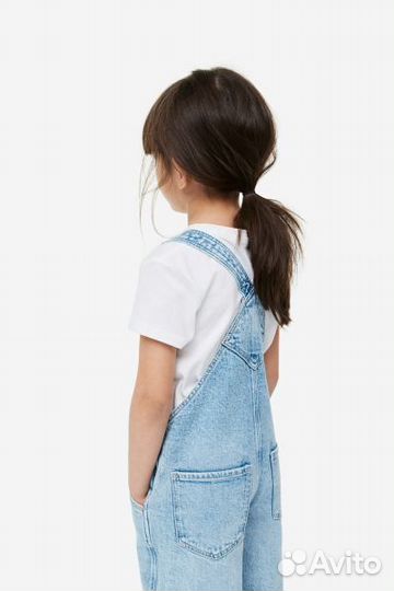Джинсовый комбинезон для девочки H&M 128