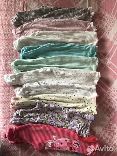 Детские вещи пакетом от 0 до 6 месяцев
