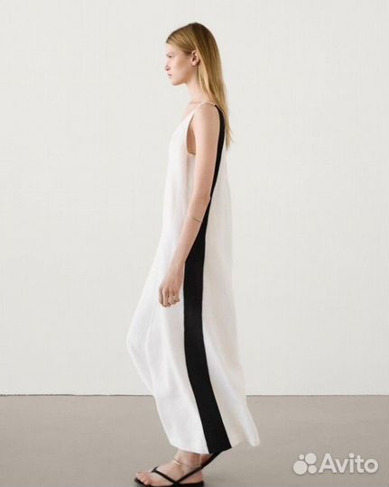 Massimo dutti платье лен новое с бирками оригинал