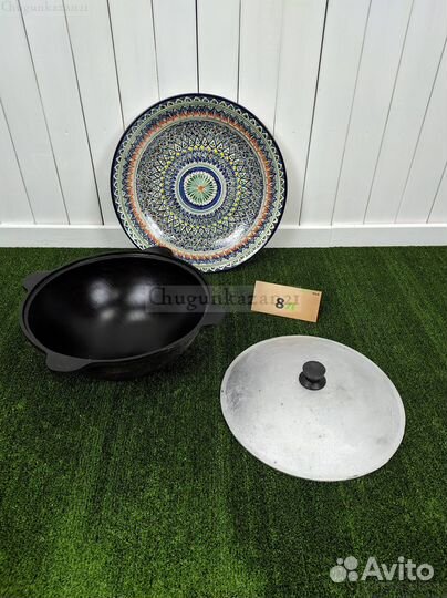 Казан чугунный 8л