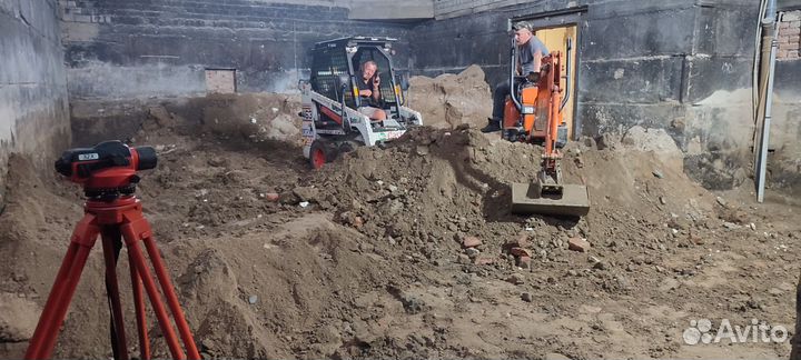 Аренда спецтехники экскаватор гусеничный