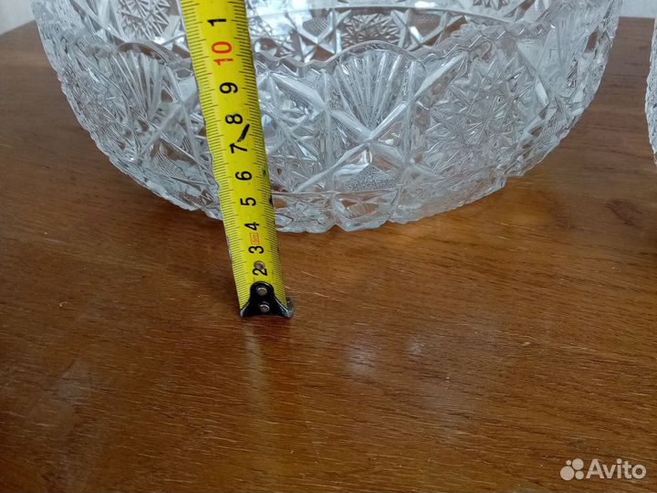 Салатник хрустальный