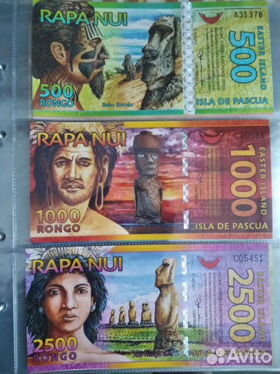 Банкноты острова пасхи