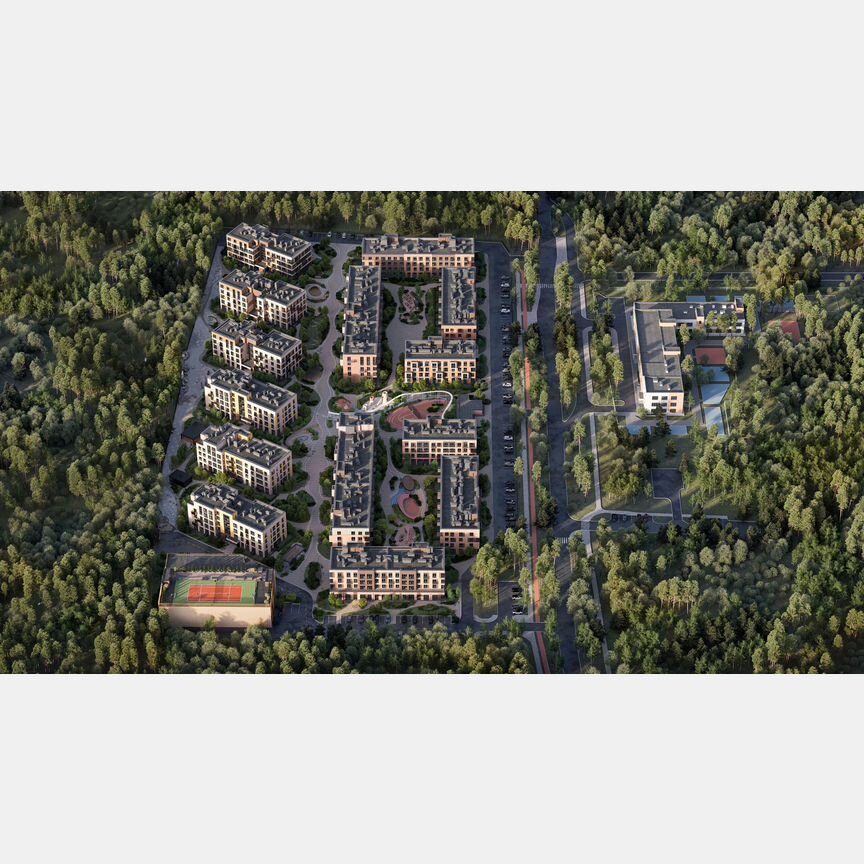 3-к. квартира, 85,1 м², 4/4 эт.