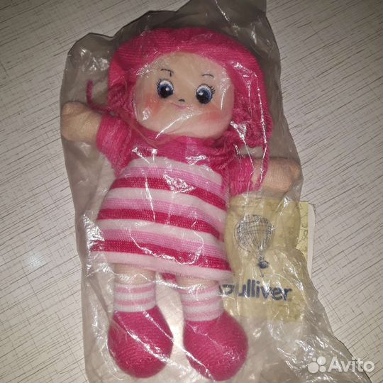 Кукла мягкая новая 20см