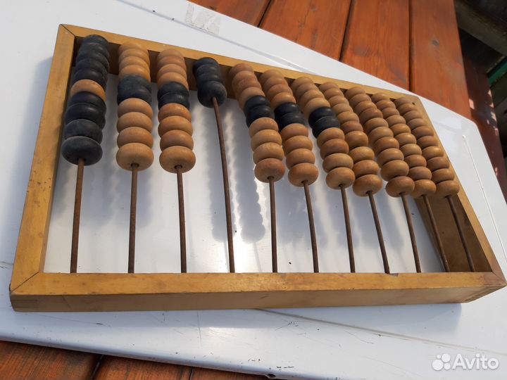 Счеты деревянные времен СССР большие