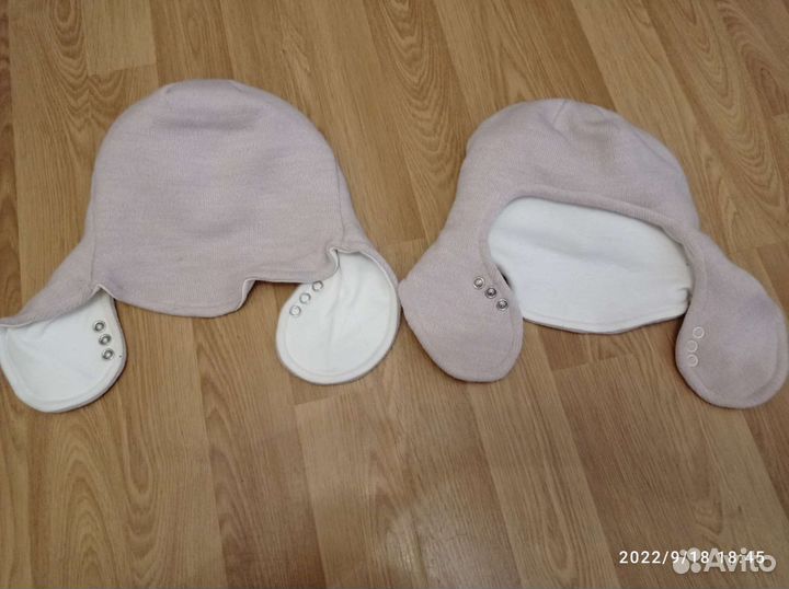 Шапочки для двойни/близнецов размер 42-44