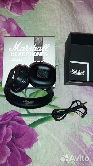 Marshall Major II Black оригинальные (проводные)