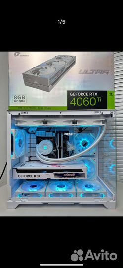 Новая Colorful rtx 4060 ultra OC Белая