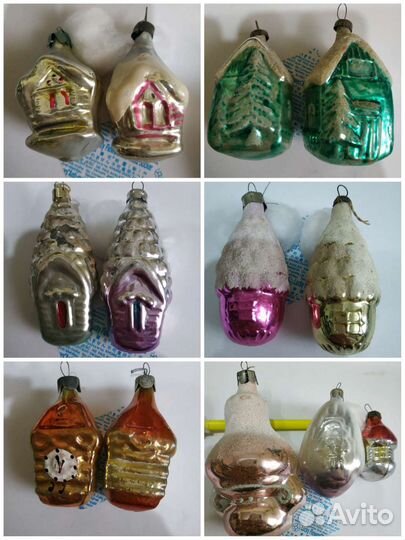 Елочные игрушки СССР