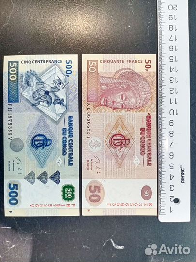 Франки Конго. Банкноты