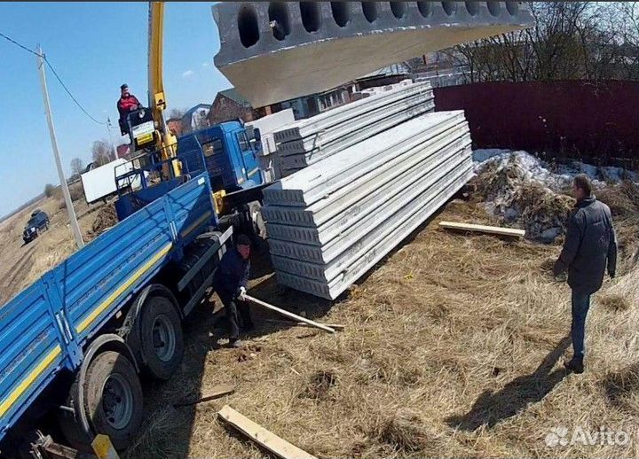 Плиты для стройки с проушинами