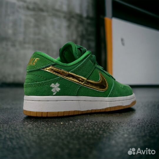 Nike Dunk Low SB 'St. Patrick’s Day детские