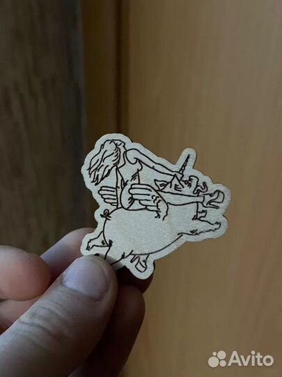 Лсп Magic City / деревянный значок