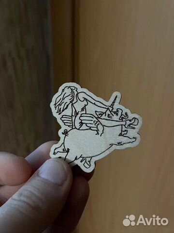 Лсп Magic City / деревянный значок