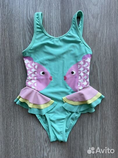 Купальник слитный для девочки 3-3,5 года