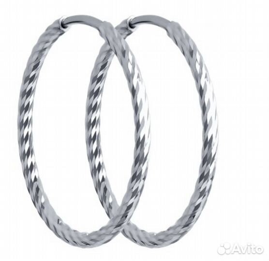 Серьги из серебра 925 пробы Sokolov