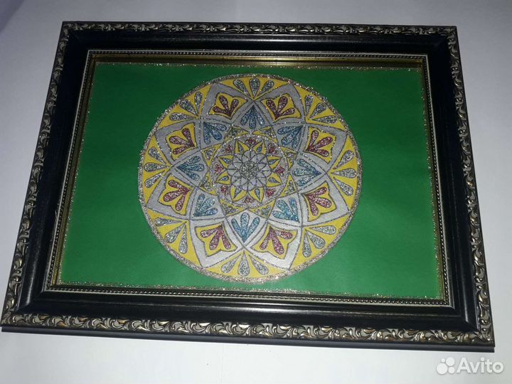 Картина, урашение интерьера - мандала здоровья