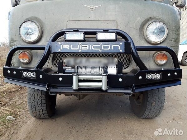 Передний бампер rubicon-3 УАЗ-452, 3303, 39094