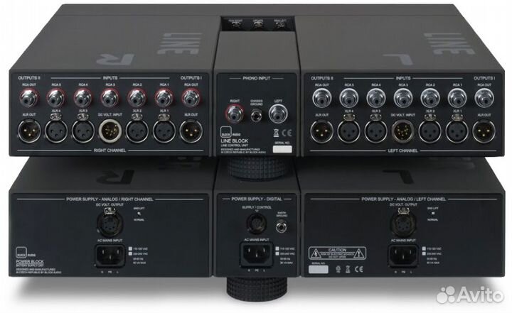 Block audio - line & power block - предусилитель