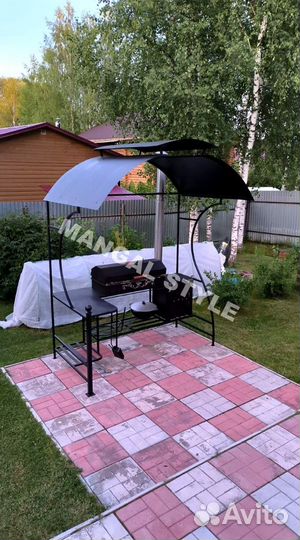 Беседка с мангалом