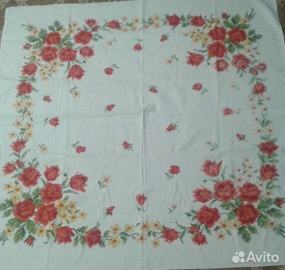 Скатерть льняная СССР