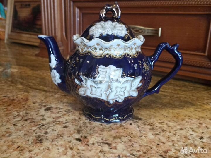 Заварочный чайник Синий кобальт