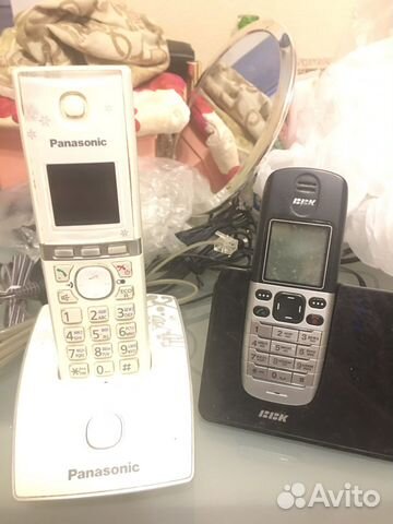 Panasonic и BBK стационарные телефоны б/у рабочие