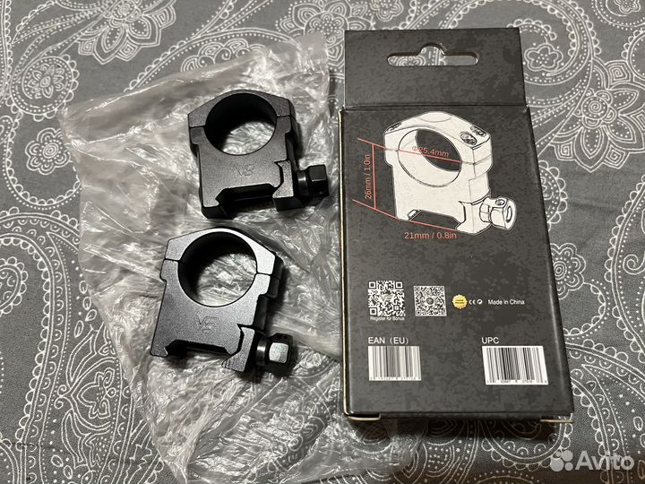 Кольца для оптического прицела 25,4 VectorOptics